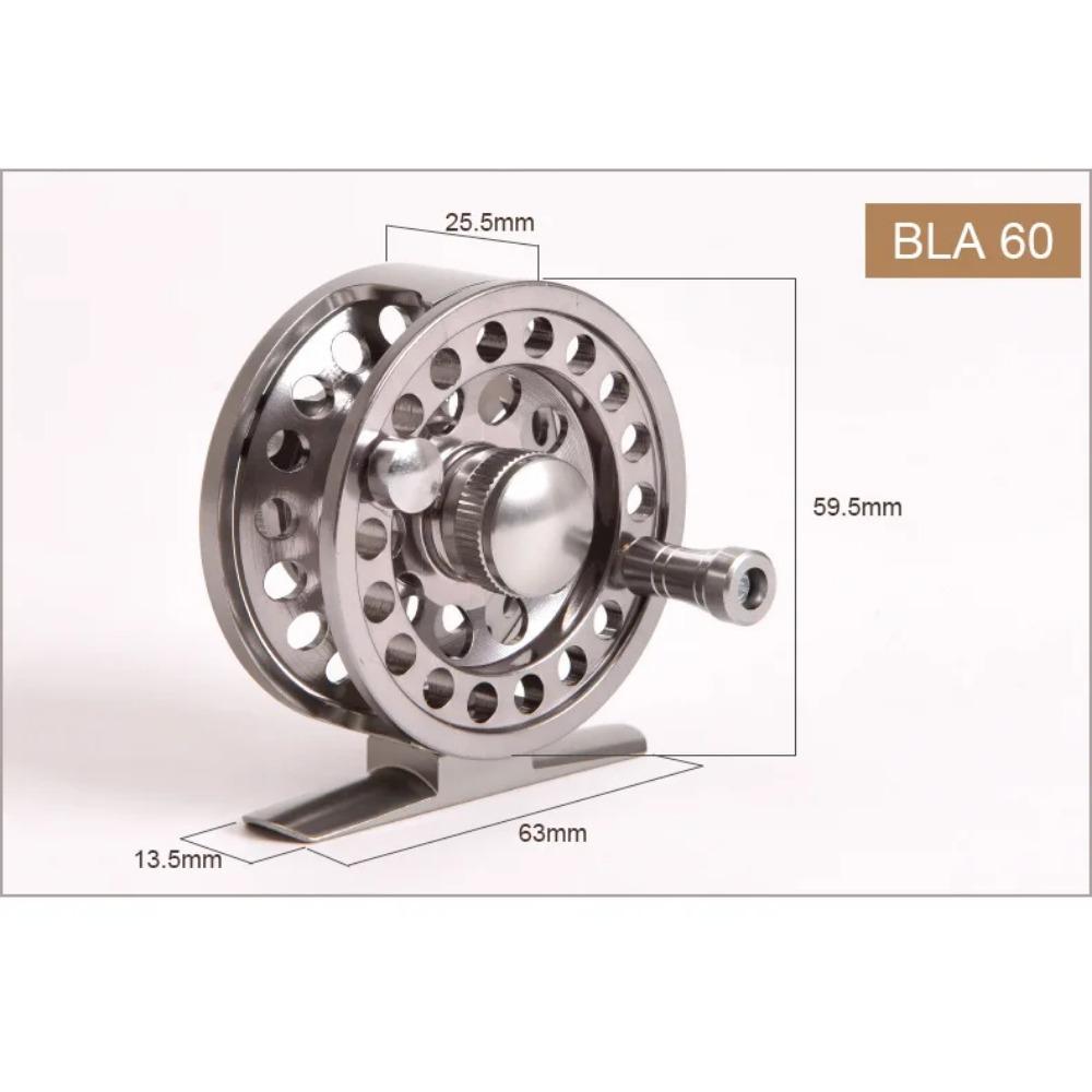 BLA40-50-60 Series CNC Aluminum Front Drag Reel, Ice & Fly Fishing Tackle for Precision Casting, Fishing Tools