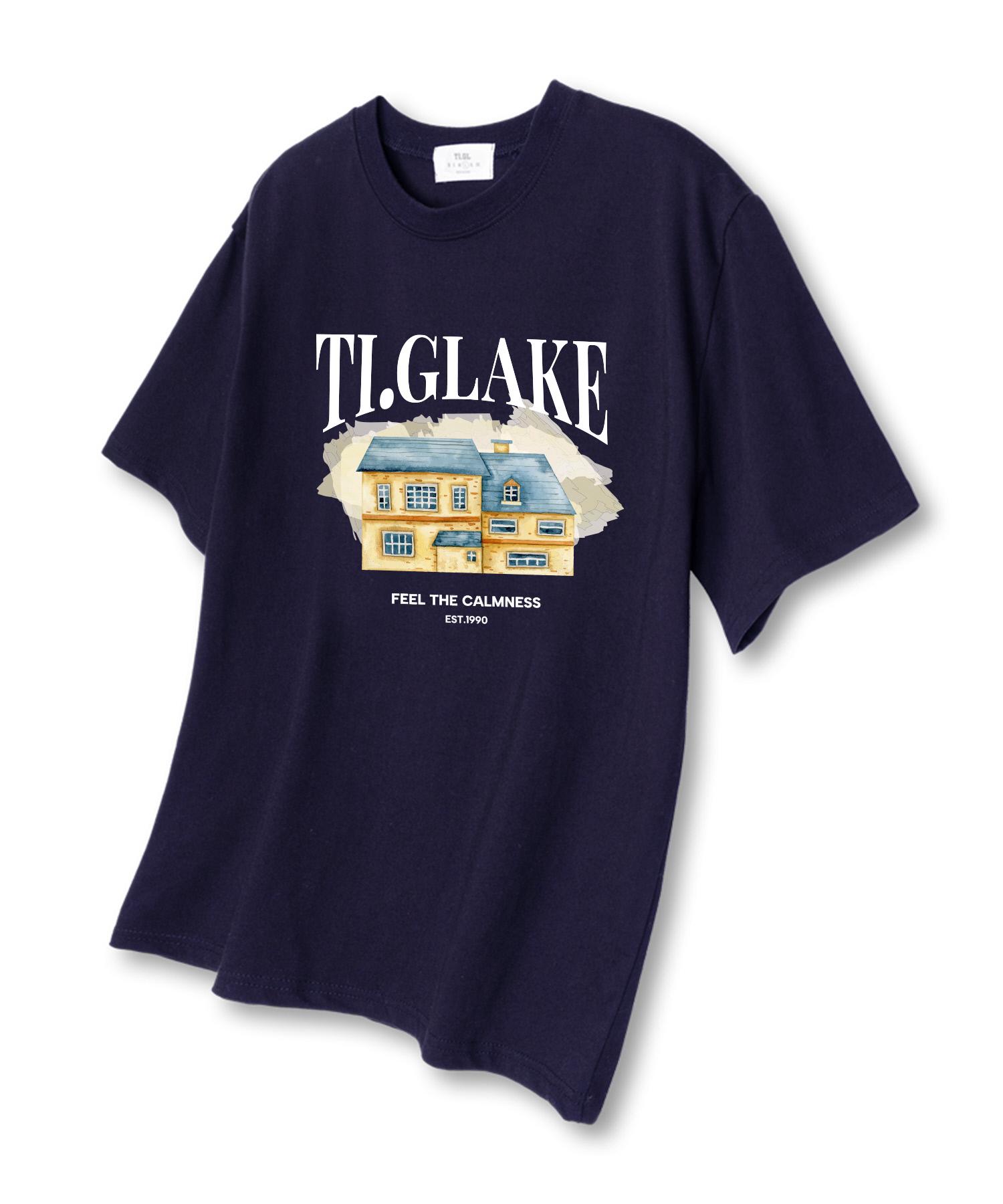 Tee Glake Waterhouse Oversized Short Sleeve T-Shirt Navy Xxl
