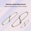 Double Buckle Pin Bfp-300 Stainless Steel High Tensile Strength Durable Smooth Anti Fall Off Fishing Accessories For Sea Fishing
