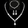 Women'S Fashion Claw Chain Cutout Necklace Earrings Jewelry Set Bridal Jewelry Jewelry Wedding Party Holiday Gift