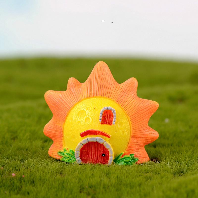 Φανταστικό Αστρικό Σπίτι Αστέρι Φεγγάρι Ήλιος Κήπος Νεράιδας Μινιατούρες Τεράρια Φιγούρα Μικρο-Τοπίο