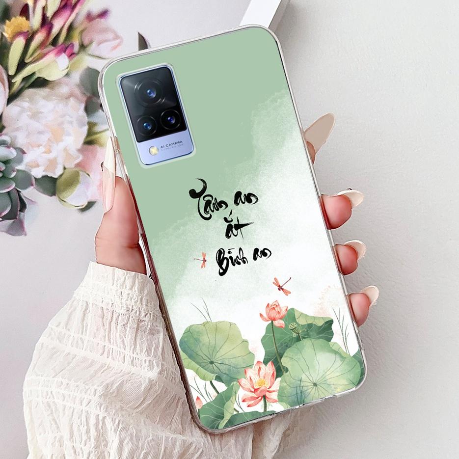 For Vivo V21e Case V2061 Cute Cat Lion Painted Cover Soft Silicone Phone Cases For Vivo V21 V2066 V2108 V 21 VivoV21 E 4G Fundas
