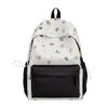 Schoolbag Printed Backpack Korean Version Ins Cute Cartoon Backpack Female Large Capacity Graffiti Student Sweet Versatile Backpack