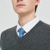 Hengyuanxiang Men's Worsted Cashmere V-Neck Knit Vest