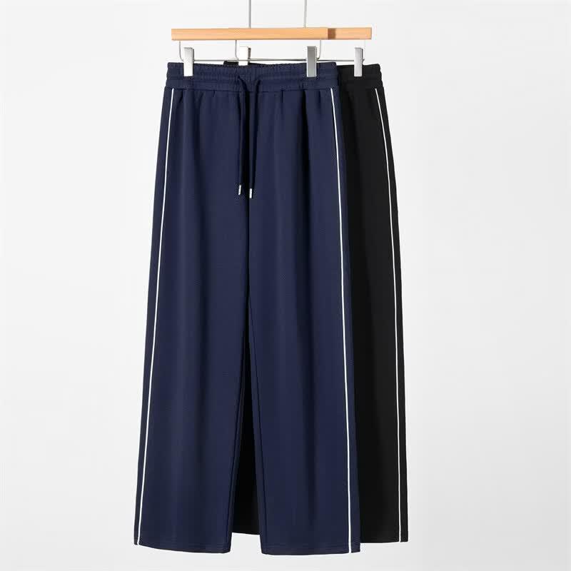 VANCL Men's Heavyweight Straight-Leg Color-Block Casual Pants