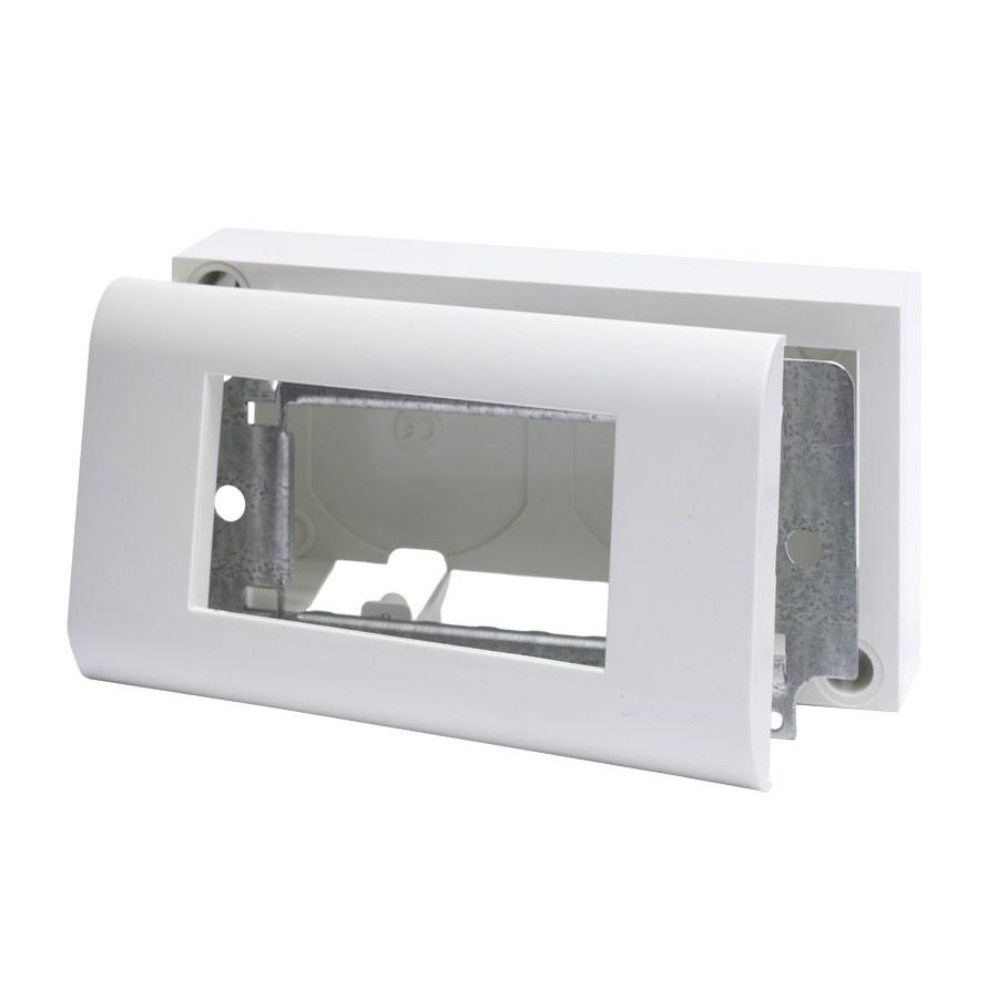 4-module surface-mounted housing for 45x45 equipment