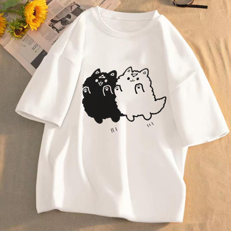 Jujutsu Kaisen Anime T-shirt Unisex Pattern T-shirt Summer Short-sleeved Casual Cute Cartoon Tops Gojo Sato Tadayoshi Streetwear