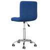 Dining Room Chair Swivel Blue Fabric