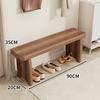 Wooden Shoe Changing Stool Living Room Bench Luxury Decorative Entrance Low Benches Multifunctional Modern Rectangular Stools