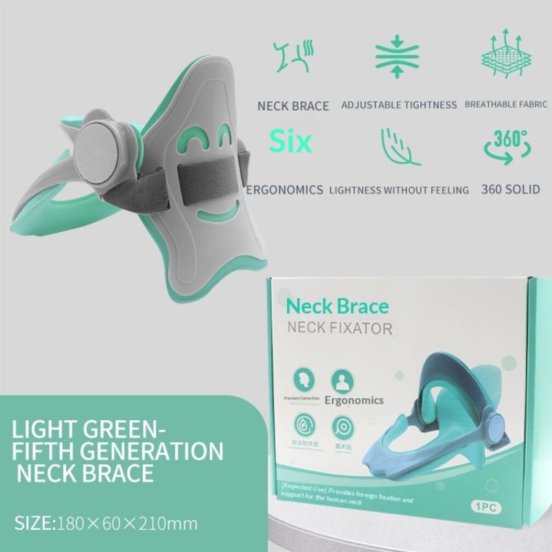 Adjustable Cervical Traction Device Posture Corrector Cervical Collar Neck Braces Support Stretcher Spine Protector Pain Relief