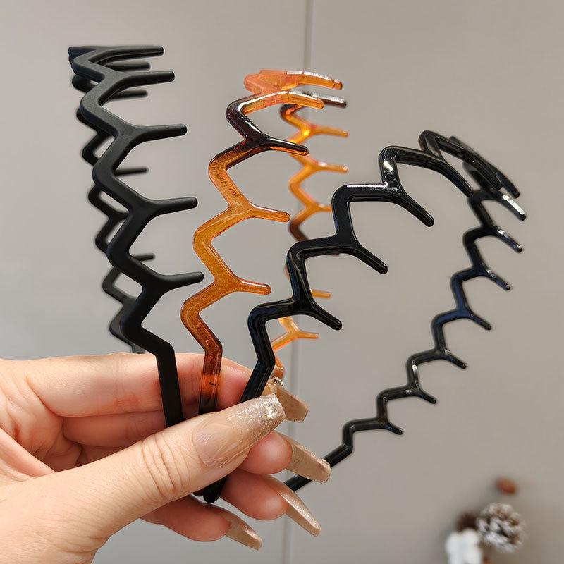 Damen Anti-Rutsch Mode Stirnband mit Zähnen für vielseitige Verwendung