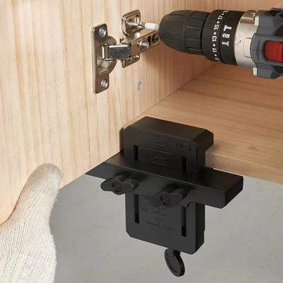 Easy Install Cabinet Door Mounting Jig Cabinets Frame Clamp Household Hidden Door ABS Plastic Mounting Support Woodworking Tools