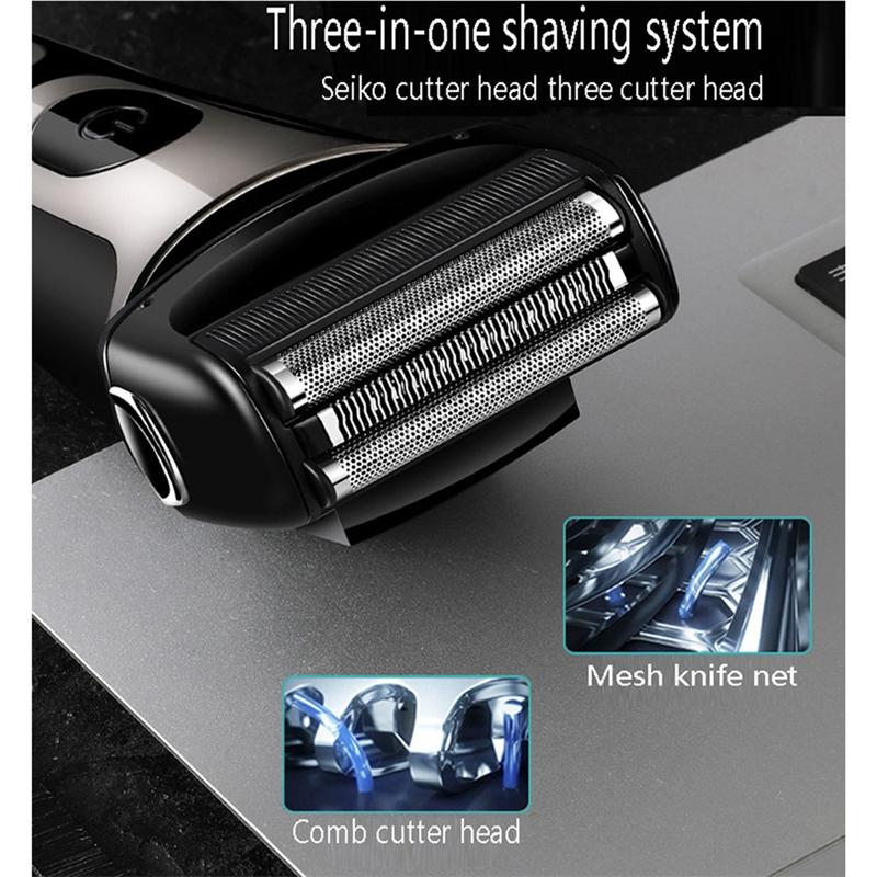 

B69A Reciprocating Shaver USB Charging Hair Cutting Machine Men Beard Trimmer