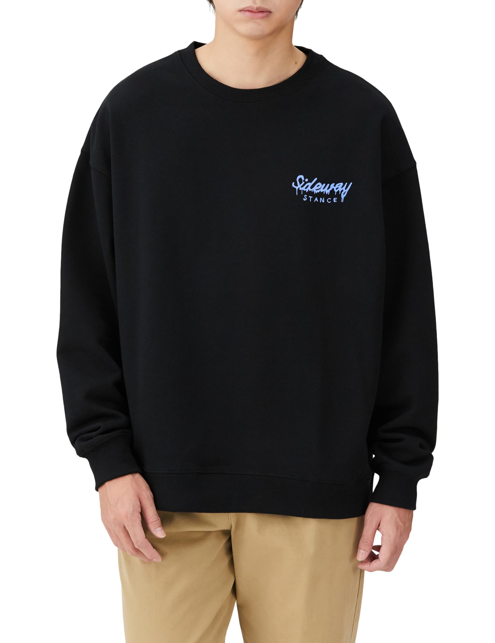 

Improves SIDEWAYSTANCE Men s Soup Can Fleece Sweatshirt, Black, 70169