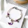 Creative Handmade Starfish Shells Pearl Pendant Adjust Bracelet Anklet Friendship Bracelets On Hand For Woman Luxury Jewelry New