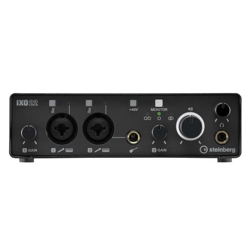Steinberg IXO22 B USB 2.0 Audio Interface, 24-bit/192kHz, Black