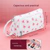 Big Capacity Canvas Pencil Pouch Multifunctional Stationery Box New Large Pencil Case