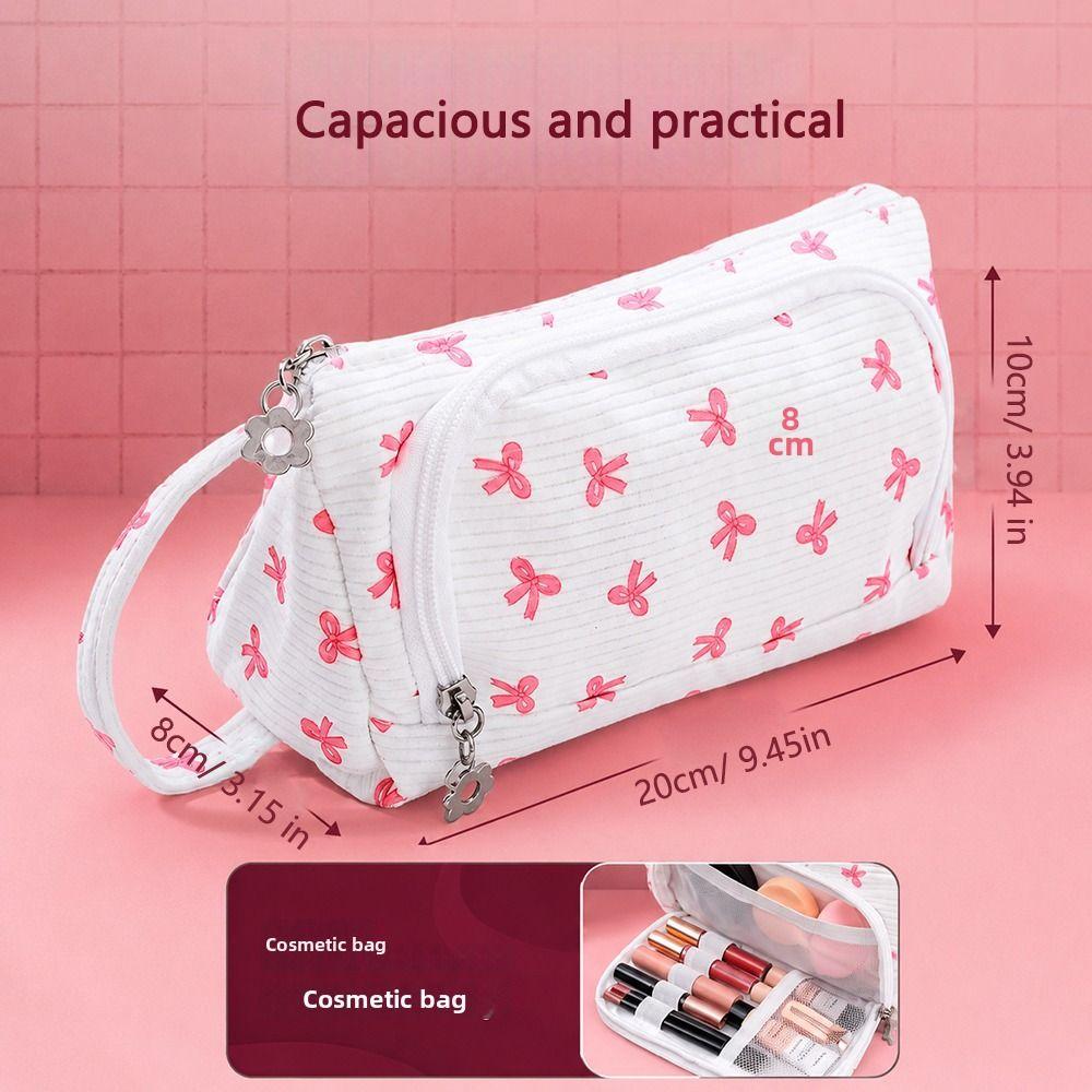 Big Capacity Canvas Pencil Pouch Multifunctional Stationery Box New Large Pencil Case