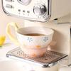 Ceramic Cup Large Capacity Breakfast Cup Drinking Cup Mug High Value Milk Cup Oatmeal Breakfast Cup Curved Cup