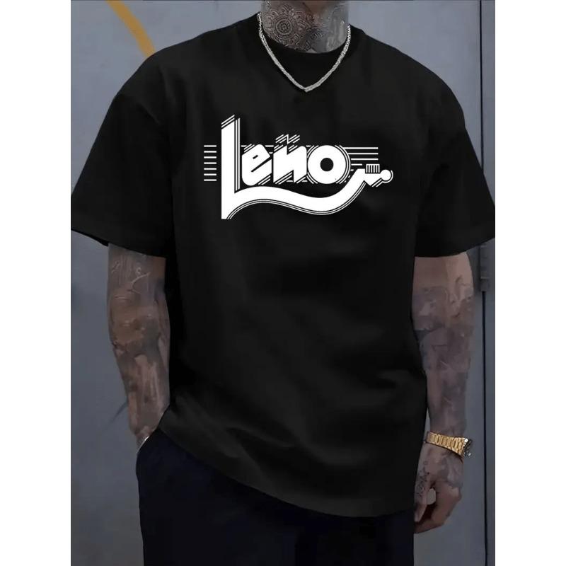 Европейские размеры Модная мужская футболка с принтом Летняя повседневная универсальная футболка S