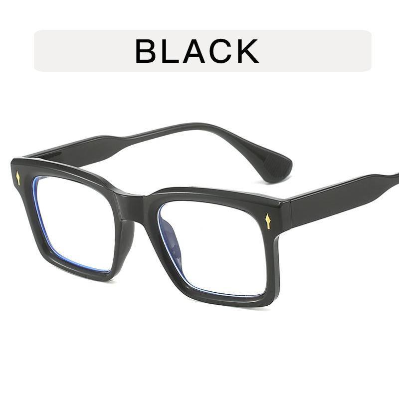 

Винтажная оправа для очков в стиле ретро для женщин, квадратной формы, блокирующая синий свет, мужская оправа для очков, новая модная декоративная оправа для очков
