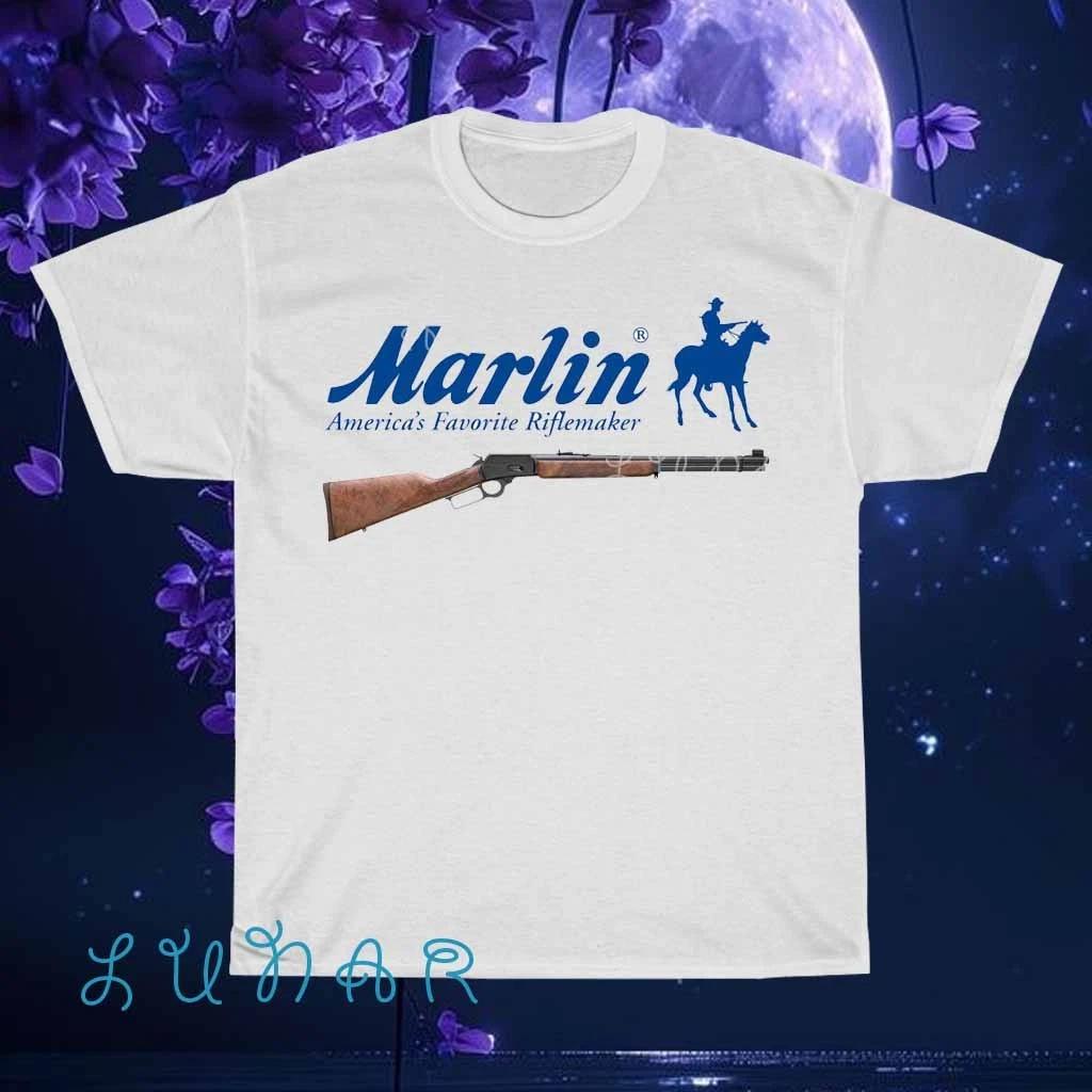 New Marlin Gunmaker Logo Guns Firearms Logo American T-Shirt Funny Size S to 5XL XL