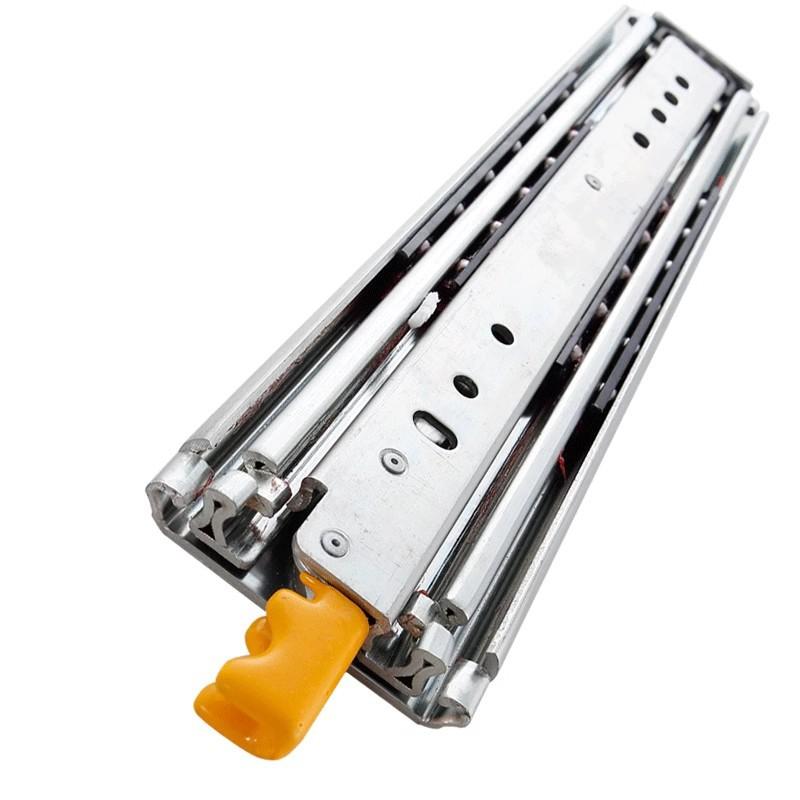 1 Pair 44 Inch Tool Box Runner with Lock Full Extension Ball Bearing Sliding Rails Side Mount for RV Cabinets Tool Box & Storage