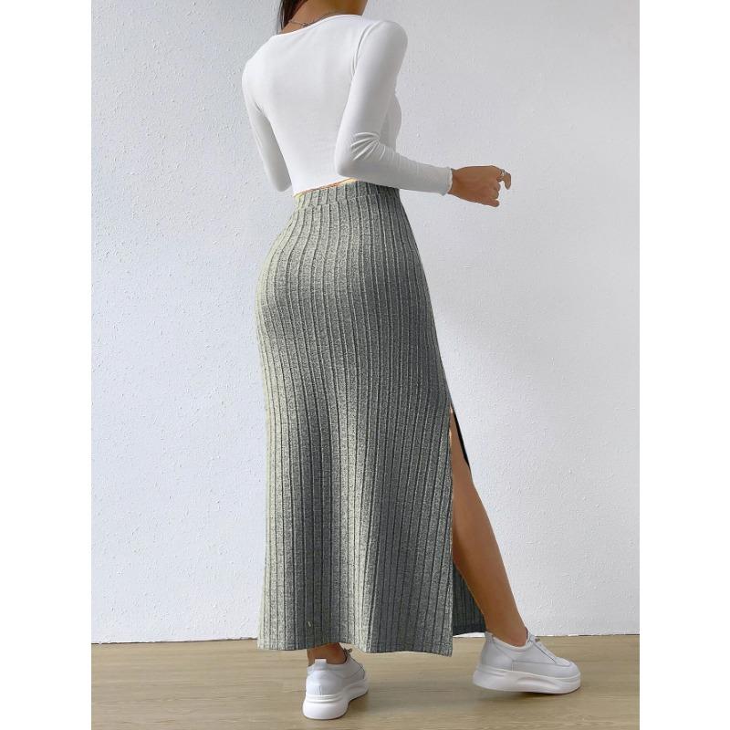 Women's Solid Color Print Casual Summer Spring Skirts