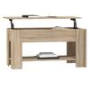  Coffee Table, Sonoma Oak 101x49x52 Cm, Wood-based Material