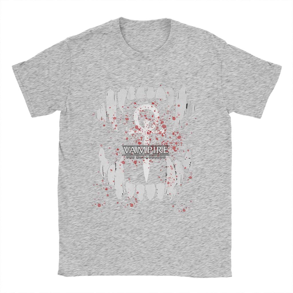 Couple T Shirt Vampire the Masquerade  T Shirts Novelty  Summer Tee Shirt Vintage Cotton Clothing Plus Size