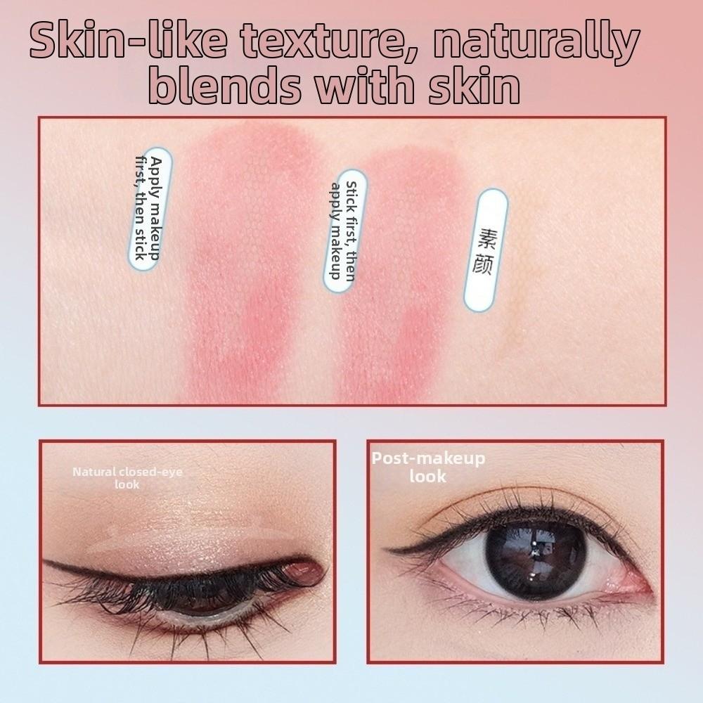 224Pcs/Box Lightweight Double Eyelid Patch Strips Self-Adhesive Double Eyelid Stickers
