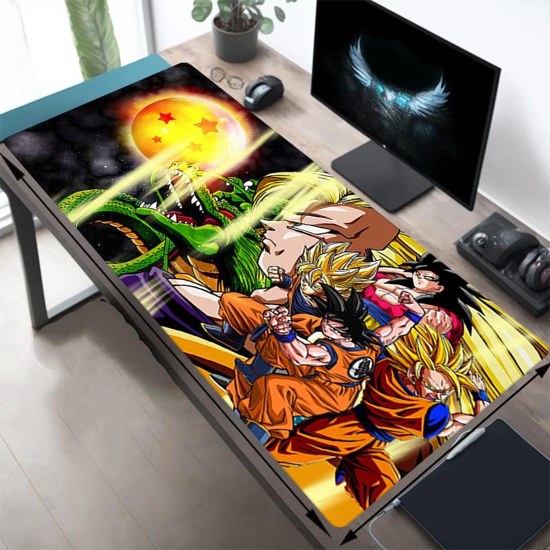 1pc Dragon Ball Z Space Adventure Game Mouse Pad Large Desk Mat Keyboard Ergonomic Office Rubber PC Non-slip Anti-fray Home Y82711