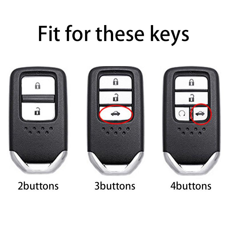 Tpu Leather Shell Holder Protector For Honda Crv Cr-V Fit Civic Accord Hr-V Hrv City Odyssey Xr-V Car Remote Key Case Cover