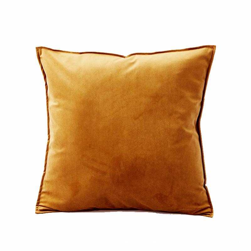 Velvet Sofa Throw Pillow Cover with Company Logo