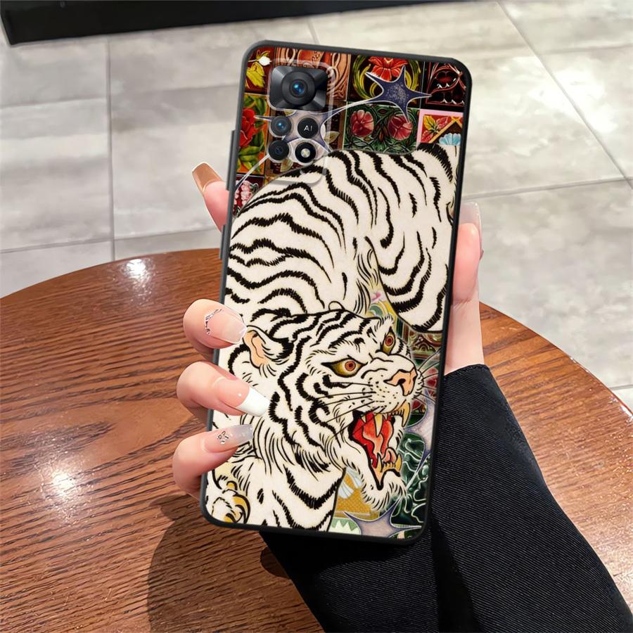 Funda Phone Cover Case for Xiaomi Redmi Note 9 13 Pro Plus 11s 12s 12 Pro 14 11 7 8 10 10S 9S Cool Tiger Leopard