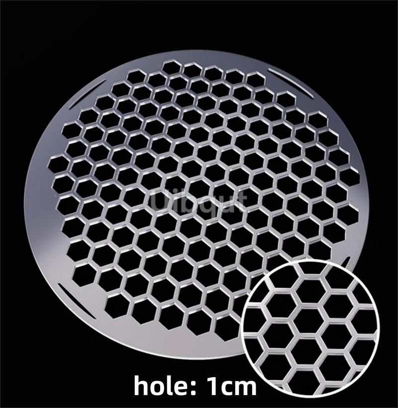 15 to 60cm smooth Barbecue Round hole Cooling Baking Rack 304 Stainless Steel Wire Oven Sheet Circular BBQ Net Baking Grill