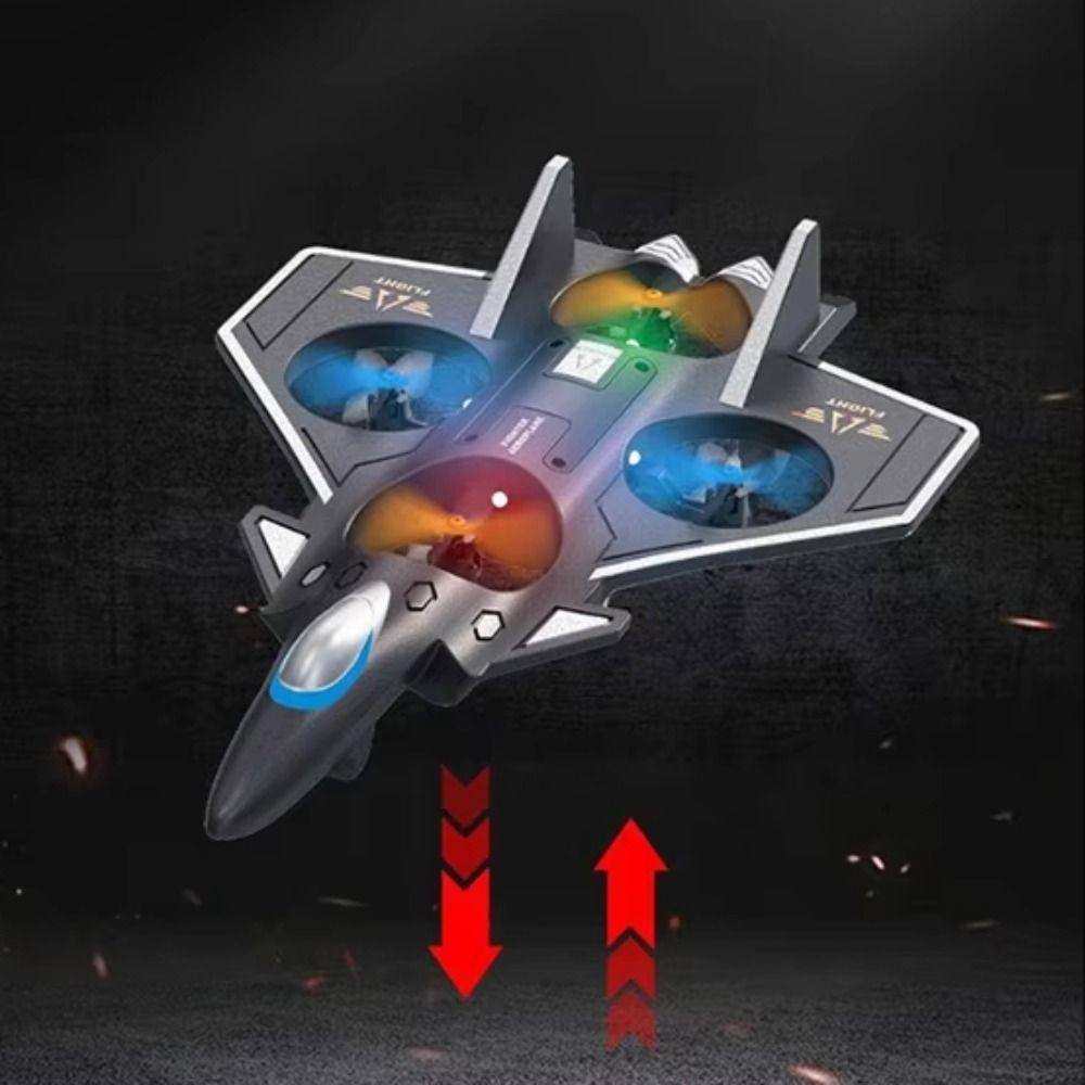 Rechargeable Glider Flying Helicopter Toy Gravity Sensing RC Hobby Jet Plane  Kids Gifts