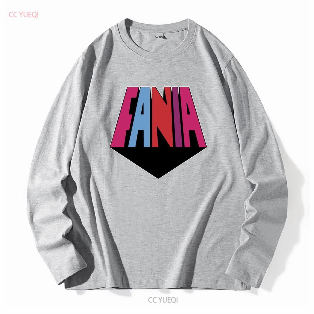 FANIA ALL STARS Latin Salsa Retro Vintage T Shirt Long or Short Sleeves Vintage Washed Homme Soft Stylish Versatile