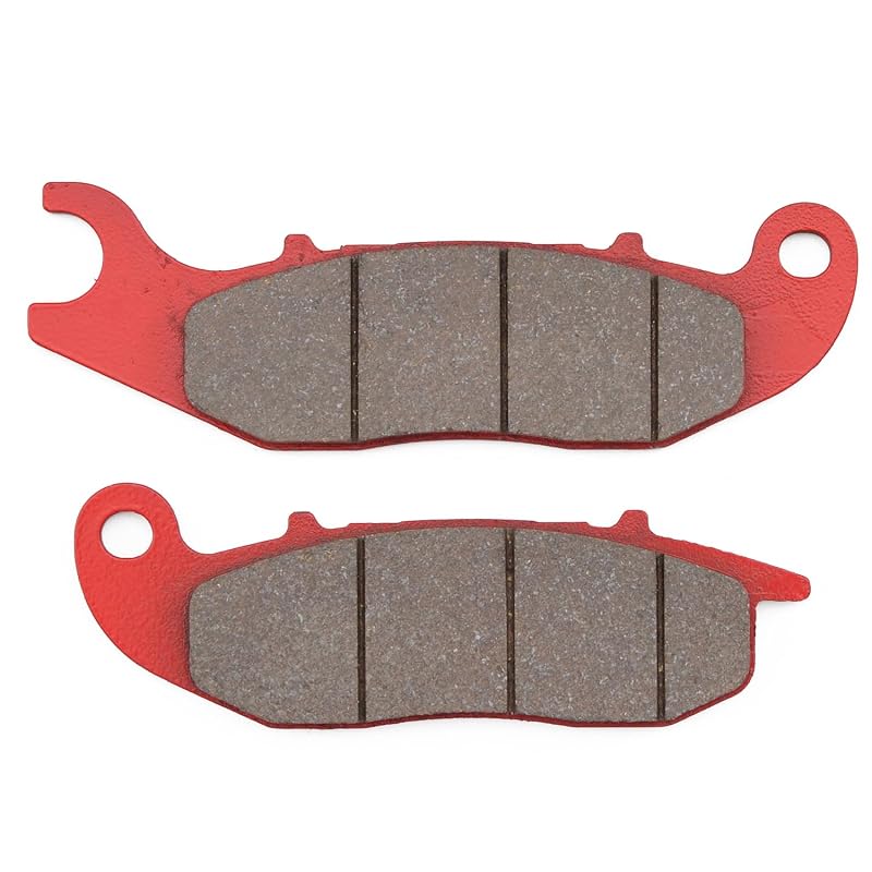 Daytona Motorcycle Brake Pads for PCX/150/160 (18-25), Cross Cub 110 (22), ADV150/160 (20-23), etc. Front Brake Pads, Red Pads (Semi-Metallic Pads),