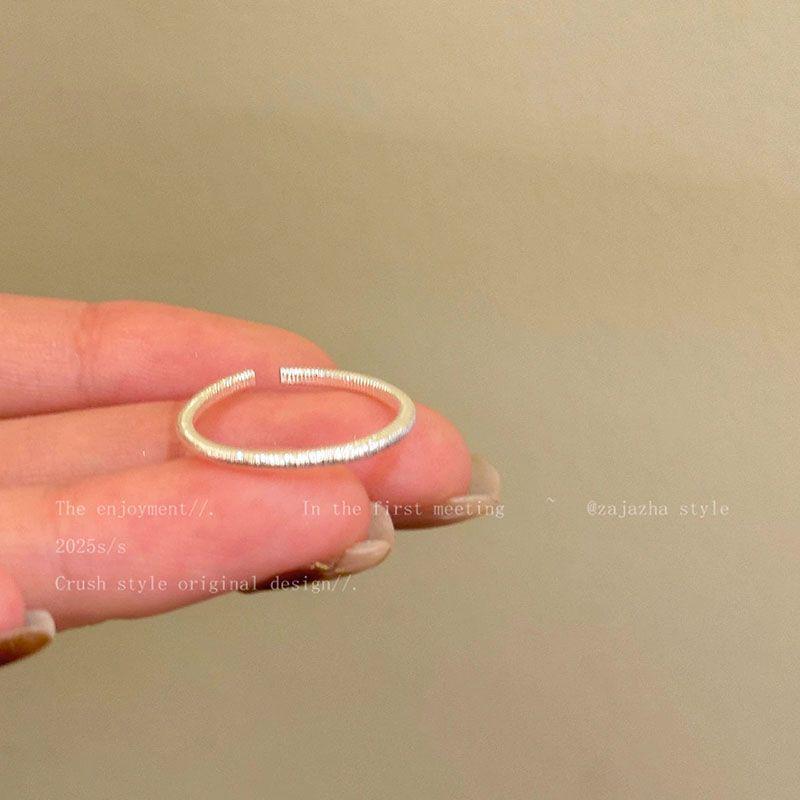 Floral Pearl Lace Ballet Ring for Women - Elegant Stackable Index Finger Jewelry Adjustable