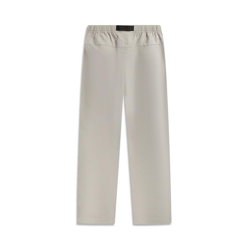 Li Ning Outdoor CF Tracing Cargo Pants Men's Rugged Brown Gray AYKW109-1