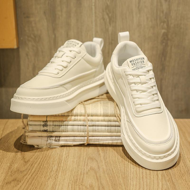 Casual Board Shoes Men's New Spring Men's Shoes Sports Shoes Men's Versatile Shoes Breathable Shock Absorption Thick Sole