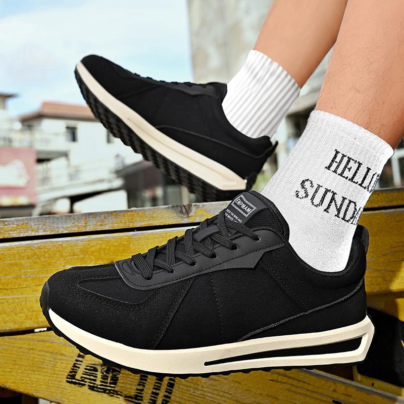 Men Outdoor Casual Shoes Fashion Low Top Walking Sneakers Size 39-45 Comfortable Travel Commuting Everyday Footwear