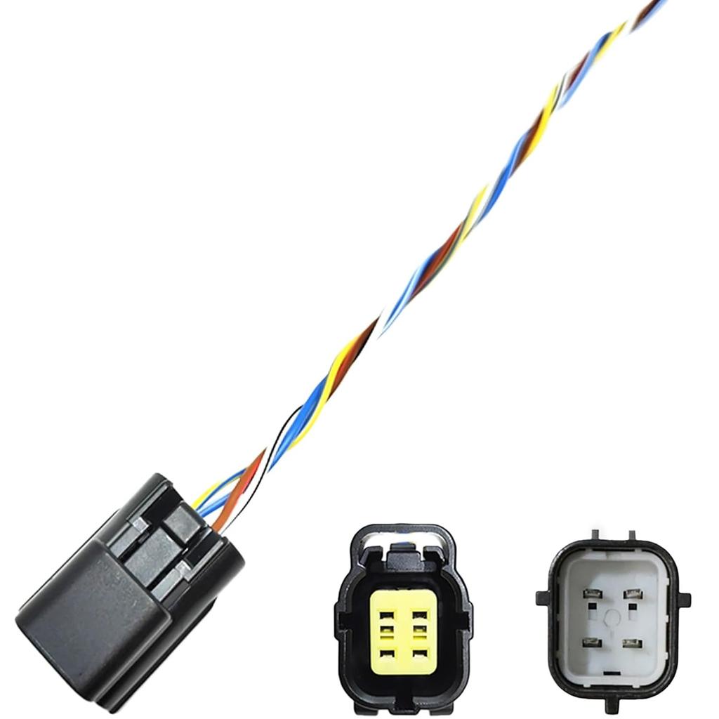 Oxygen Sensor O2 Connector 4 Wiring Harness Pigtail Plug Replacement for Nissan Micra March Note E11 Tiida Qashqai NV200 05-14