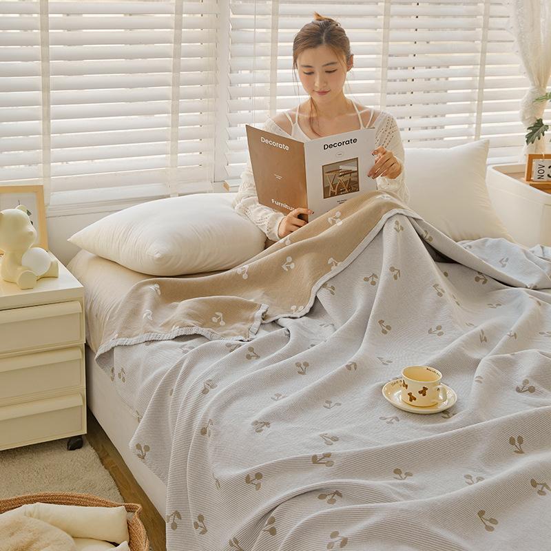 200x230cm Class A Cotton Gauze Blanket Summer Towel Quilt Air Conditioning Blanket