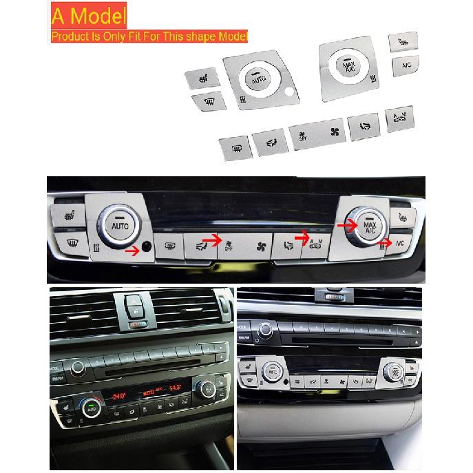 Comanda centrală a mașinii CD Panou Buton comutator Proteja decorațiuni pentru BMW Seria 1 2 F20 F21 F22 F23 2012-2018 Autocolant de acoperire