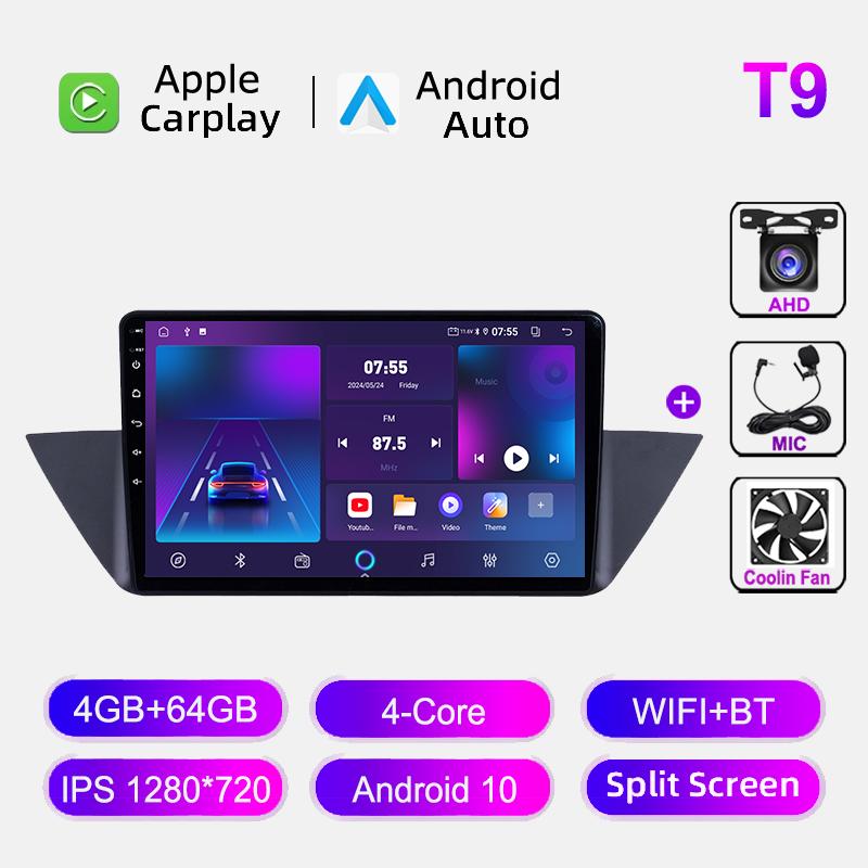 For BMW X1 E84 2009-2012 Android Car Radio Multimedia Video Player Navigation GPS Carplay Intelligent Touch Screen Auto Stereo