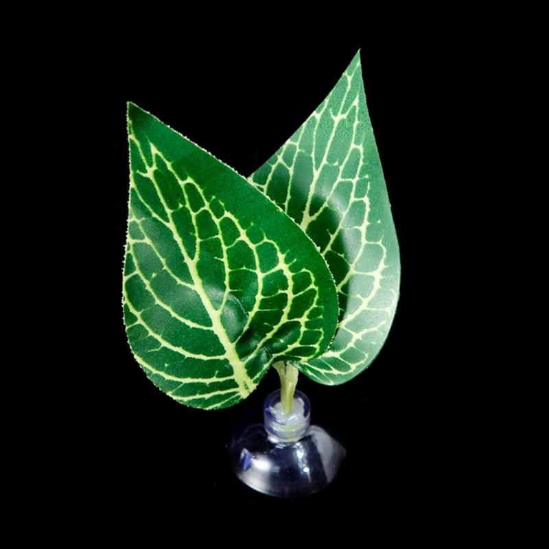 Betta Fish Leaf Bed Simulation Leaf Hammock Bed Rest Habitats Fishtanks Spawning Grounds Suction Cup Leaf Resting Bed