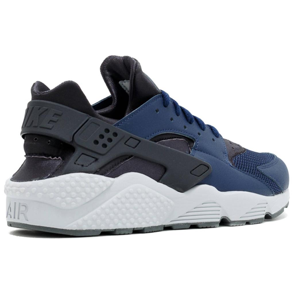 Nike Air Huarache Midnight Navy Men Sneakers Blue Midnight-Navy-Dark-Ash 318429-409