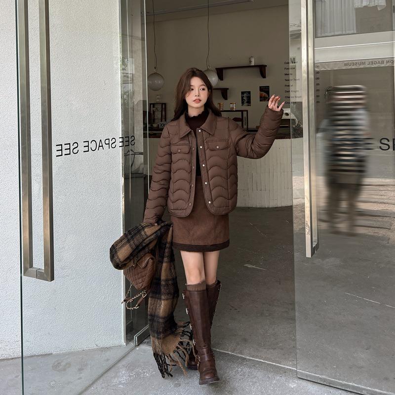 Down Cotton-padded Clothes, Short Cotton-padded Clothes, Winter New Fashionable Versatile Loose and Light Loose Cotton-padded Clothes Jacket